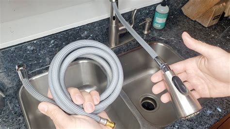 kitchen faucet pull out hose|How to Replace a Hose in Your Pull Out Kitchen Faucet